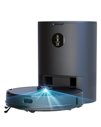 Imou Staubsauger Roboter 6500 Pa RV1 Pro mit Auto Absaugstation 60 Tage Handfrei 3 in 1 Saugroboter mit von Imou
