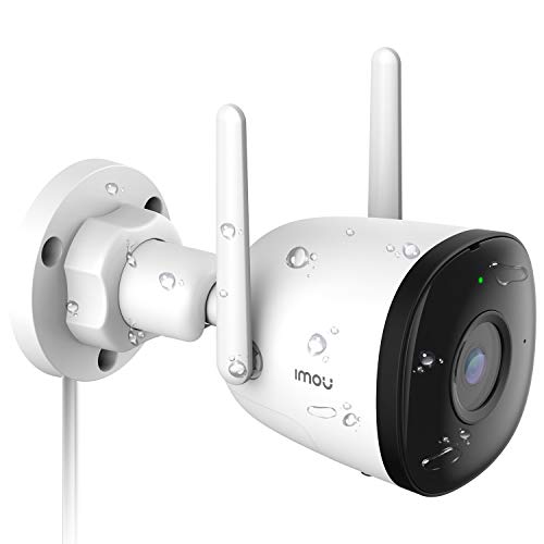 Imou Überwachungskamera Aussen, 1080P WLAN IP Kamera Outdoor Wasserdicht IP67 mit 30m Nachtsicht, AI Bewegungserkennung, Kompatibel mit Alexa Google Home (Bullet 2C) von Imou
