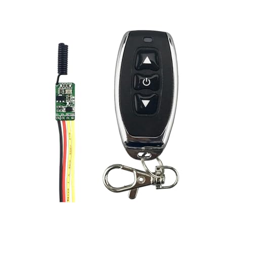Ultraklein Motor Fernschalter 3,7 V 4,5 V 5 V 6 V 7,4 V 9 V 12 V Mini Motor vorwärts Rückwärts und Stoppen Funktion Micro Schalter ASK funkfernsteuerung von Imoumou