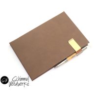 Retro Leder Notebook Clip Für Stift - Sichere Schleife Deinen Lieblingsstift Kann An Den Meisten Notizbüchern Befestigen Passt Die Stifte von ImpeccablePen