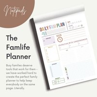 Famlife Planer Notizblock - Adhd Planner von ImperfectInspo