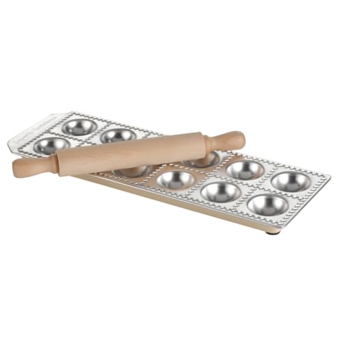 IMPERIA Ravioli Chef Ravioliform, Stahl, Silber/Braun, 52x52mm von Imperia