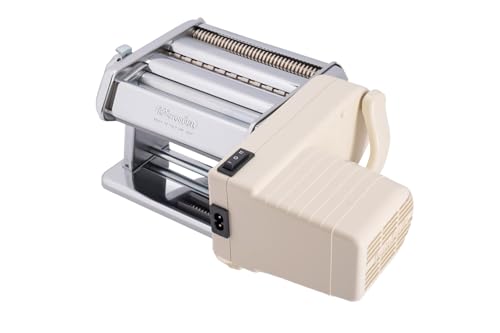 Imperia Electric IPASTA Titania Line Elektrische Nudelmaschine 220 V, hergestellt in Italien. Frische Nudelmaschine mit Elektromotor. Elektrischer Laminator Lasagna Tagliolini Fettuccine von Imperia