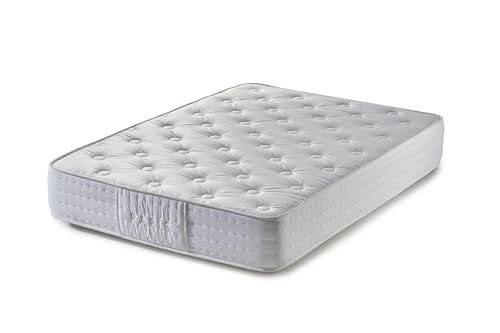 Imperial Confort Paris Viskoelastische Matratze aus Naturfasern, atmungsaktiv und doppelseitig (Winter/Sommer), Dicke 25 cm, 135 x 200 cm von Imperial Confort