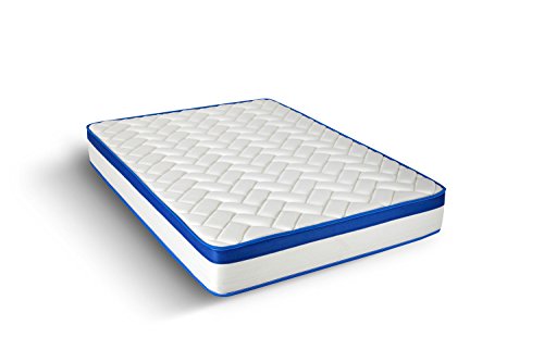 Imperial Confort Premium Kopenhagen matratze, Viscographen Aloe Vera, blau/weiß, 120x200 von Imperial Confort