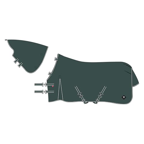 Imperial Riding Outdoordecke Basic 400g, abnehmbares Halsteil, Winterdecke, wetterfestes Material, Gehfalte, 600D Polyester, Kreuzbegurtung, Schweif - & Beinschnüre, Grün, 115 Imperial Riding Outdoordecke Basic 400g, abnehmbares Halsteil, Winterdecke, wetterfestes Material, Gehfalte, 600D Polyester, Kreuzbegurtung, Schweif - & Beinschnüre, Grün, 115 von Imperial Riding
