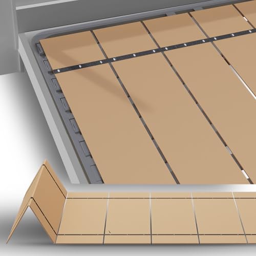 Imperijade® Doppelbettgröße XL (96,5 x 193 cm), robuste Bettpaneele, faltbar, Boxspringbett, Bunkie-Board, Bettstützlatten | modulares Portabilitätsdesign, einfacher Aufbau, faltbar von Imperijade
