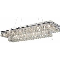 Impex Lighting - Impex Lilou 18 Light Flush Cabrio Deckenleuchte Chrom von IMPEX LIGHTING