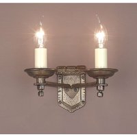 Impex Tudor Leichte Bronze-Kerzen-Wandlampe von IMPEX LIGHTING
