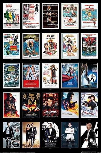 007 - Postercollection, 25 versch. Filmposter | US Import Filmplakat, Poster [61 x 91,5 cm] von Import Poster