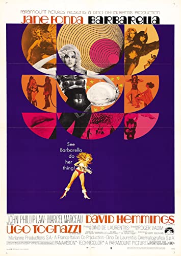 Barbarella (1968) | US Import Filmplakat, Poster [59 x 84 cm] von Import Poster