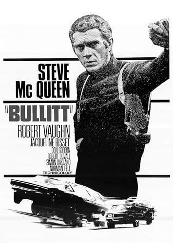 Bullitt - Steve McQueen (1968) | US Import Filmplakat, Poster [59 x 84 cm] von Import Poster