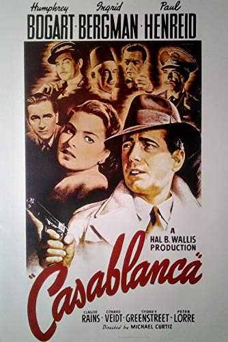 Casablanca (1942) | US Import Filmplakat, Poster [68 x 98 cm] von Import Poster