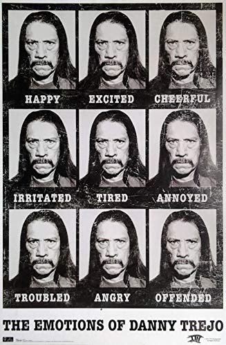 Danny Trejo: Emotions | US Import Filmplakat, Poster [57 x 86 cm] von Import Poster