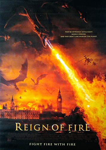 Die Herrschaft des Feuers - Reigen of Fire (2002) | US Import Filmplakat, Poster [68 x 98 cm] von Import Poster