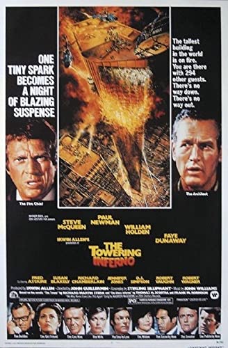 Flammendes Inferno - Towering Inferno (1975) | US Import Filmplakat, Poster [68 x 98 cm] von Import Poster