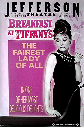 Frühstück bei Tiffany - Breakfast at Tiffany's: Jefferson Theatre (1961) | US Import Filmplakat, Poster [68 x 98 cm] von Import Poster