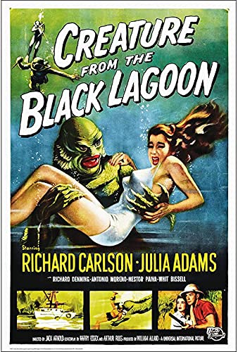 Import Poster Der Schrecken vom Amazonas -Creature from the Black Lagoon (1954) | UK [61 x 91,5 cm] von Import Poster