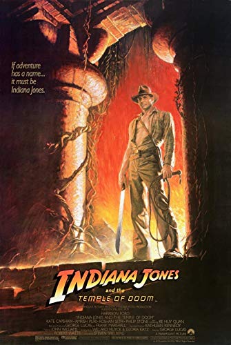 Indiana Jones und der Tempel des Todes: A (1983) | US Import Filmplakat, Poster [68 x 98 cm] von Import Poster