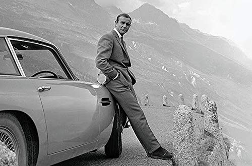 007: Sean Connery, Aston Martin: Goldfinger (1964) | Filmplakat, Poster [61 x 91,5 cm] von Import Poster