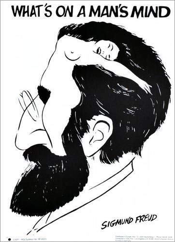 Sigmund Freud: What`s on a Man`s Mind | UK Import Plakat, Poster [59 x 84 cm] von Import Poster