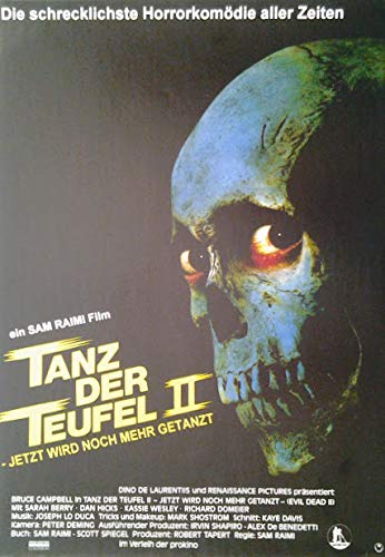 Tanz der Teufel II - Evil Dead II - Dead by Dawn (1986) | Kleinformat Filmplakat, Poster [29,7 x 42 cm, Din A3] von Import Poster