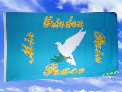 Flagge Fahne Friedenstaube 90x150cm von Import