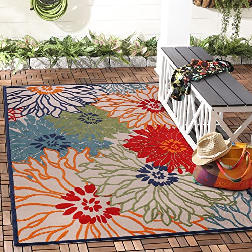 Impression Outdoor Teppich Wetterfest - Balkon Teppich Wasserabweisend - Terrasse, Garten, Wohnzimmer, Bad oder Küche - Multi Rot, 80 x 150 cm Impression Outdoor Teppich Wetterfest - Balkon Teppich Wasserabweisend - Terrasse, Garten, Wohnzimmer, Bad oder Küche - Multi Rot, 80 x 150 cm von Impression