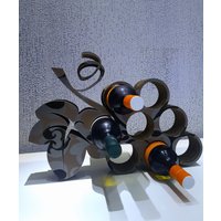 Flaschenregale, Pappe, Trauben, Praktisch Und Leicht. Dekoration Für Das Haus. Robust Unterstützt Er 8 Flaschen. Art Cardboard von ImprontaCreativaShop