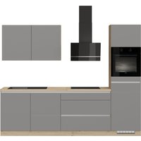 IMPULS KÜCHEN Küchenzeile ""Dublin", Ausrichtung wählbar, Schubkästen mit Soft-Close," vormontiert, wahlweise mit E-Geräten, mit Vollauszug, Breite 280 cm von Impuls Küchen