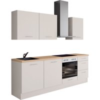 IMPULS KÜCHEN Küchenzeile ""Kopenhagen", Ausrichtung wählbar, Schubkästen mit Soft-Close", vormontiert, wahlweise mit E-Geräten, Breite 220 cm von Impuls Küchen