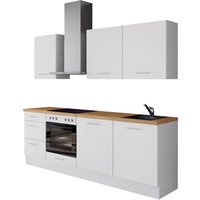 IMPULS KÜCHEN Küchenzeile ""Kopenhagen", Ausrichtung wählbar, Schubkästen mit Soft-Close" vormontiert, wahlweise mit E-Geräten, Breite 220 cm von Impuls Küchen