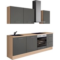 IMPULS KÜCHEN Küchenzeile ""Kopenhagen", Ausrichtung wählbar, Schubkästen mit Soft-Close" vormontiert, wahlweise mit E-Geräten, Breite 220 cm IMPULS KÜCHEN Küchenzeile ""Kopenhagen", Ausrichtung wählbar, Schubkästen mit Soft-Close" vormontiert, wahlweise mit E-Geräten, Breite 220 cm von Impuls Küchen