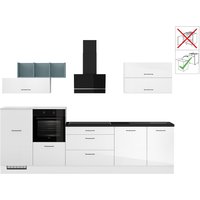 IMPULS KÜCHEN Küchenzeile ""New York", Schubkästen mit Soft-Close," wählbare Ausrichtung, Soft-Close-Schubkästen, Breite 320 cm von Impuls Küchen