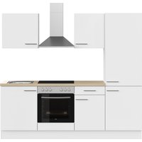 IMPULS KÜCHEN Küchenzeile ""Tirana", Ausrichtung wählbar, Schubkästen mit Soft-Close", vormontiert, wahlweise mit E-Geräten, mit Vollauszug, Breite 230 cm von Impuls Küchen