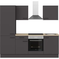 IMPULS KÜCHEN Küchenzeile ""Tirana", Ausrichtung wählbar, Schubkästen mit Soft-Close" vormontiert, wahlweise mit E-Geräten, mit Vollauszug, Breite 230 cm von Impuls Küchen