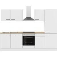 IMPULS KÜCHEN Küchenzeile ""Tirana", Ausrichtung wählbar, Schubkästen mit Soft-Close" vormontiert, wahlweise mit E-Geräten, mit Vollauszug, Breite 280 cm von Impuls Küchen