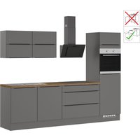 IMPULS KÜCHEN Küchenzeile ""Toledo", Ausrichtung wählbar, Schubkästen mit Soft-Close," vormontiert, wahlweise mit E-Geräten, Breite 280 cm von Impuls Küchen
