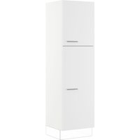 IMPULS KÜCHEN Kühlumbauschrank ""Valencia", Breite/Höhe: 60/205,1 cm" vormontiert, mit Drehtüren, mit verstellbarem Fachboden von Impuls Küchen