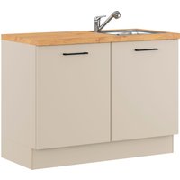 IMPULS KÜCHEN Mehrzweckschrank-Set "Warschau", (6 St., Spülenschrank und Wäschekorbschrank, Breite 120 cm), Vielfältige Varianten verfügbar; kombinierbar mit anderen Artikeln von Impuls Küchen