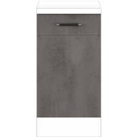 IMPULS KÜCHEN Türfront ""Prag und Valencia", Breite/Höhe: 45/71,7 cm," für einen vollintegrierten Geschirrspüler, mit verstifteter Front von Impuls Küchen