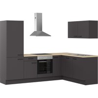 IMPULS KÜCHEN Winkelküche ""Tirana", Ausrichtung wählbar, Schubkästen mit Soft-Close" vormontiert, wahlweise mit E-Geräten, mit Vollauszug, Breite 265/185cm von Impuls Küchen