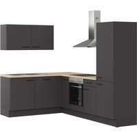 IMPULS KÜCHEN Winkelküche ""Tirana", Ausrichtung wählbar, Schubkästen mit Soft-Close" vormontiert, wahlweise mit E-Geräten, mit Vollauszug, Breite 265/185cm von Impuls Küchen