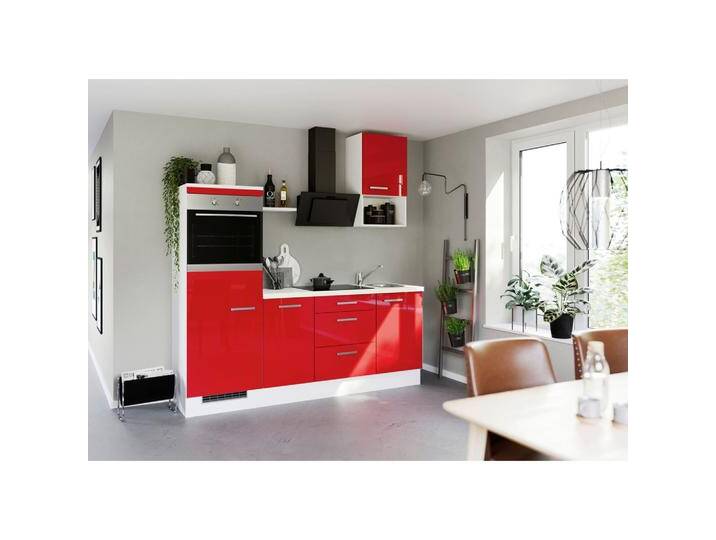 Küchenblock IBZ ohne Geräte ca. 215 cm Rot Küchenblock IBZ ohne Geräte ca. 215 cm Rot von Impuls