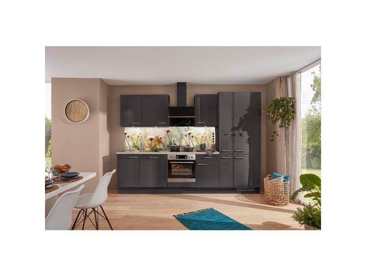 Küchenblock IP4050 in Grafit Hochglanz von Impuls