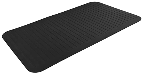 Imstande Anti-Ermüdungsmatte | Comfy-b | ergonomische Stehmatte für Büro Schreibtisch Arbeitsplatz und Stehpult | rückenfreundlich | rutschfest PU-Oberfläche schwarz leicht zu reinigen von Imstande
