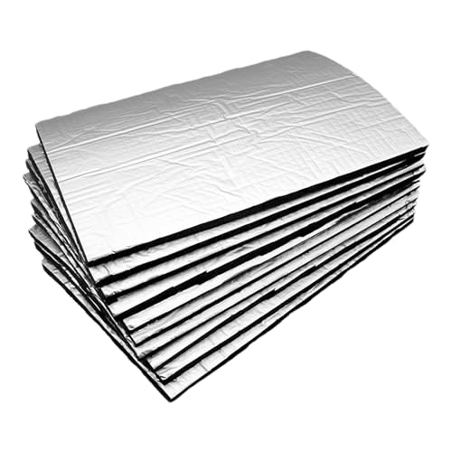 5mm Dämmmatte, Auto Schallschutzmatte, Alubutyl Matte, Selbstklebend Anti Dröhn Fahrzeugdämmung Dämmung, Isolierung Matte Schallschutz, Lärmschutz, Schalldämmung, Antivibration von Imtrub