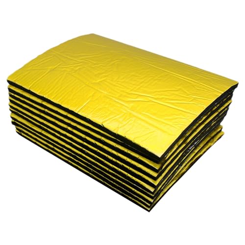 5mm Dämmmatte, Auto Schallschutzmatte, Alubutyl Matte, Selbstklebend Anti Dröhn Fahrzeugdämmung Dämmung, Isolierung Matte Schallschutz, Lärmschutz, Schalldämmung, Antivibration von Imtrub
