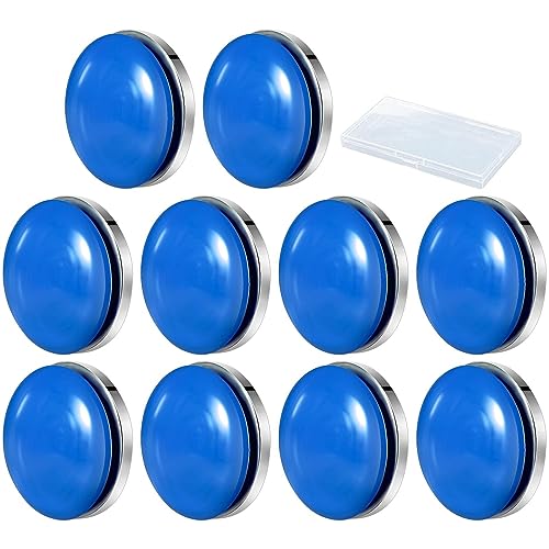Imtrub 10 Stück Tischdeckenbeschwerer Set, Runde Magnetische Dusch Vorhang Gewichte Starke Magnete wasserdichte für Vorhänge Tischdecke, für Familie Camping Hochzeit Garten Picknick von Imtrub