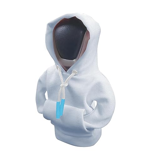 Imtrub Auto Schaltknauf Abdeckung, Auto Gear Shift Knob Cover, Funny Gear Shift Knob Hoodie Sweatshirt, Auto Knob Gear Stick Protector, Dekoration Für Manuelles Oder Automatisches von Imtrub